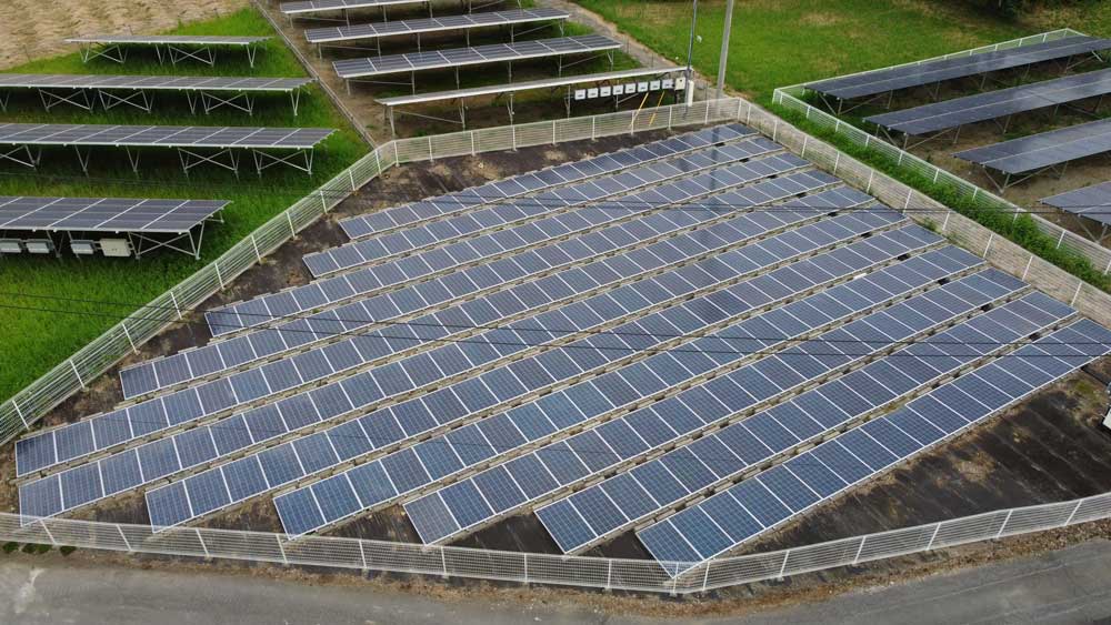 千葉県山武市松尾に設置されたメガソーラー,パネル枚数288枚